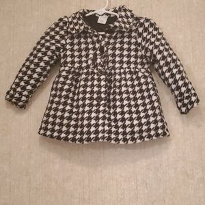 Healthtex Houndstooth Print Pea Coat